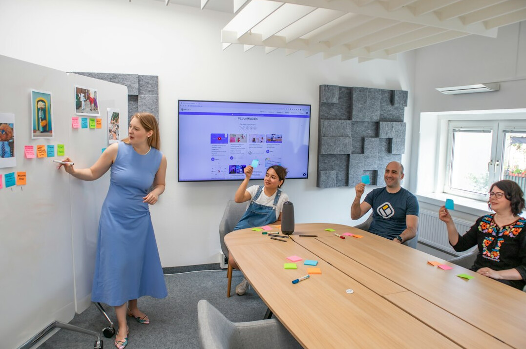 team brainstorming session