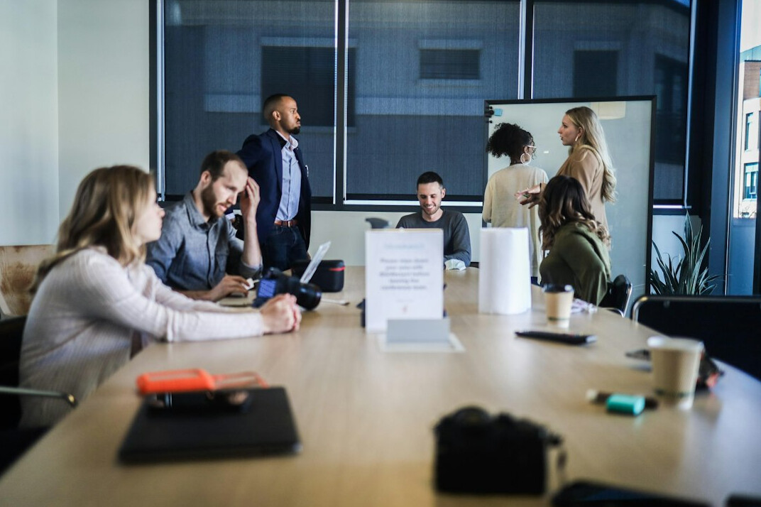 business team discussion